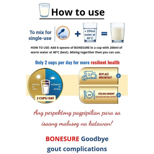 BONESURE GOUT THE BEST TREATMENT OF GOUT Shopee Philippines
