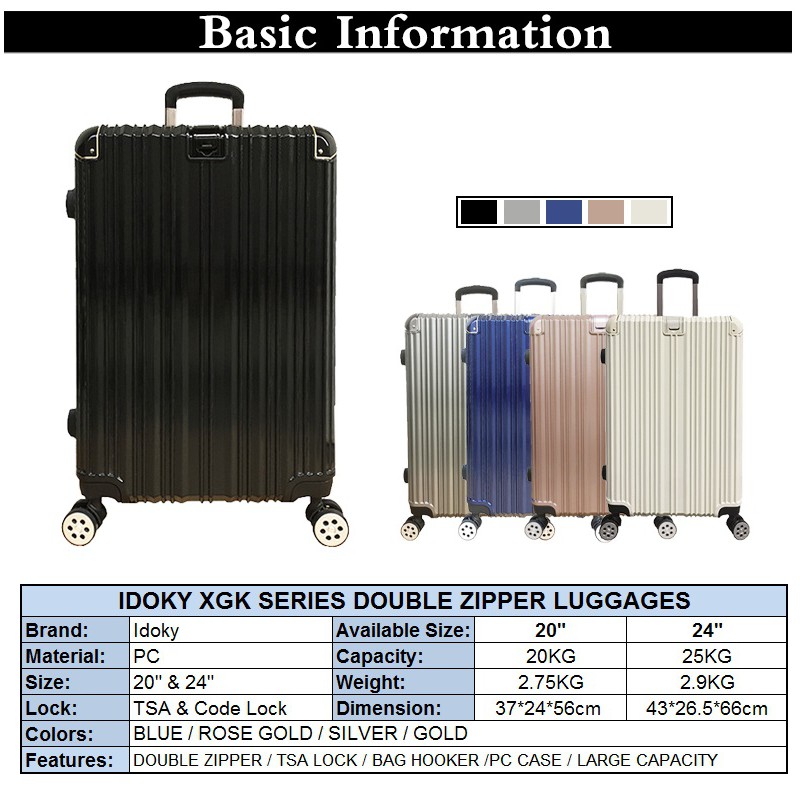 tsa luggage weight
