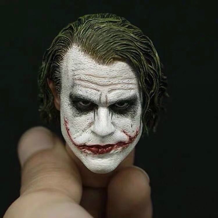 SUPREME 1:6 Soldiers Head Carving Batman Prequel Clown Heath Ledger ...