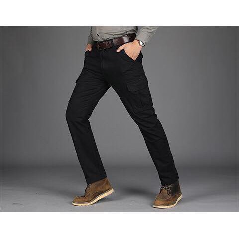 cargo denim black