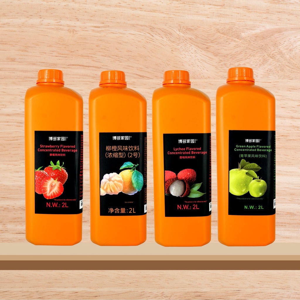 Plethoric Boduo Brand, Milk Tea & Fruit Tea Supplies, Fruit Flavored Concentrated Syrup 2