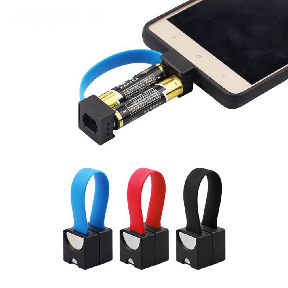 Portable Emergency Cell Phone Charger 2pcs 5# AA 7# Rechargeable