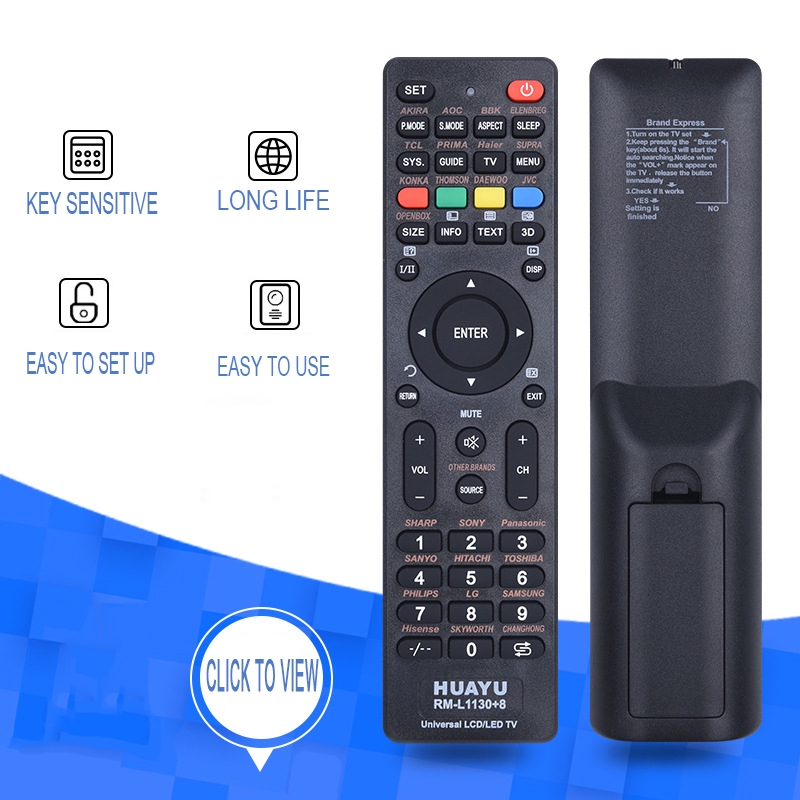 universal tv remote brands