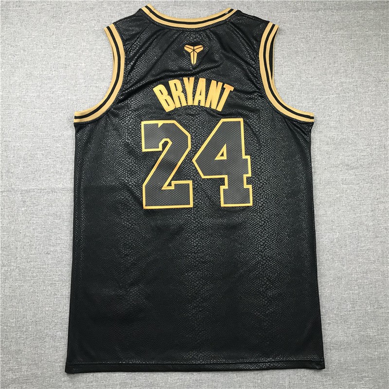 kobe bryant black gold jersey