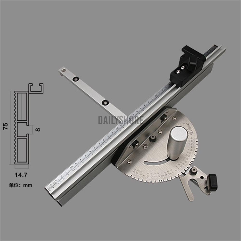 Drillpro Upgraded Brass Handle Miter Gauge Assembly Ruler With T-track ...