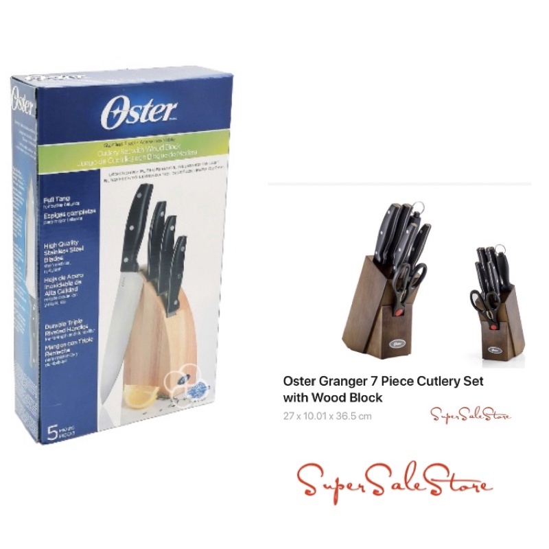 Oster Granger Knife Set Shopee Philippines