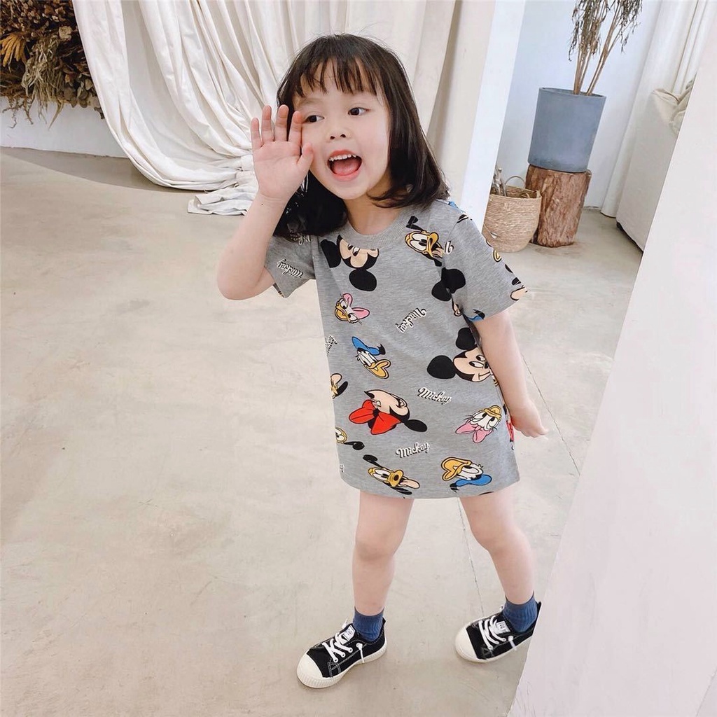 MICKIE Children Clothes With Cartoon Character Printing T-shirt for Baby Boy  and Girl | Shopee Philippines
