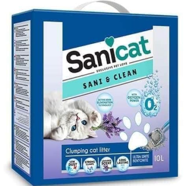 Sanicat Clumping Cat litter 10L Shopee Philippines