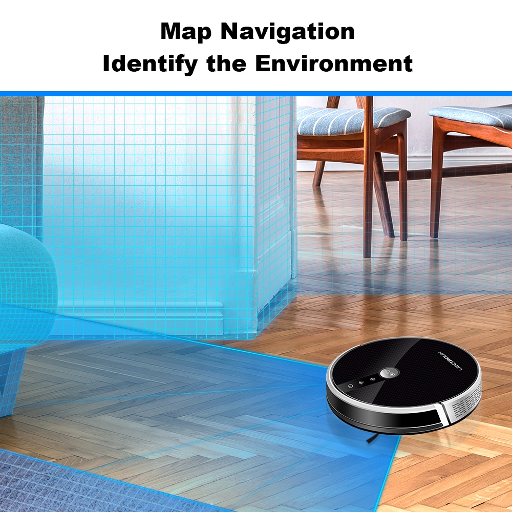 Liectroux C30b Robot Vacuum Cleaner Ai Map Navigation,memory,smart