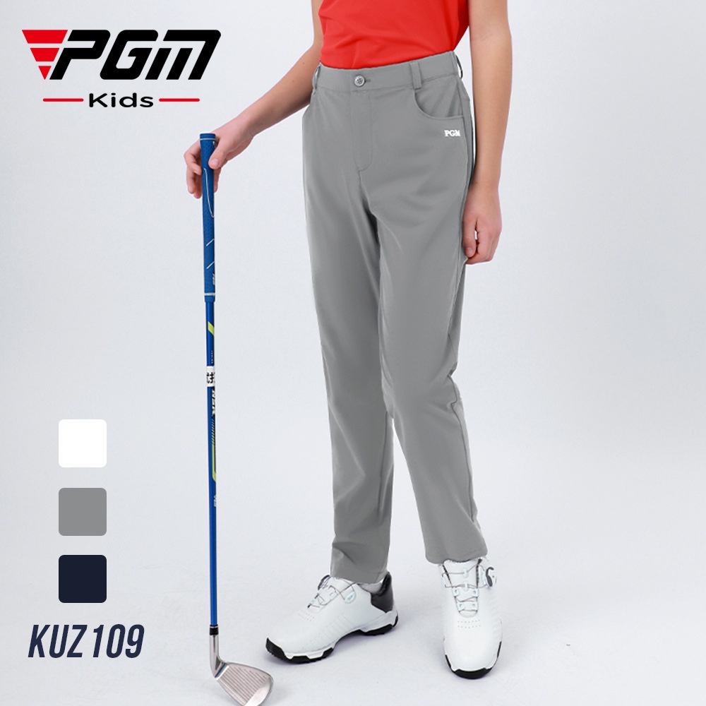 PGM Quick Dry Long Golf Pants for Boys Breathable Golfer Trousers