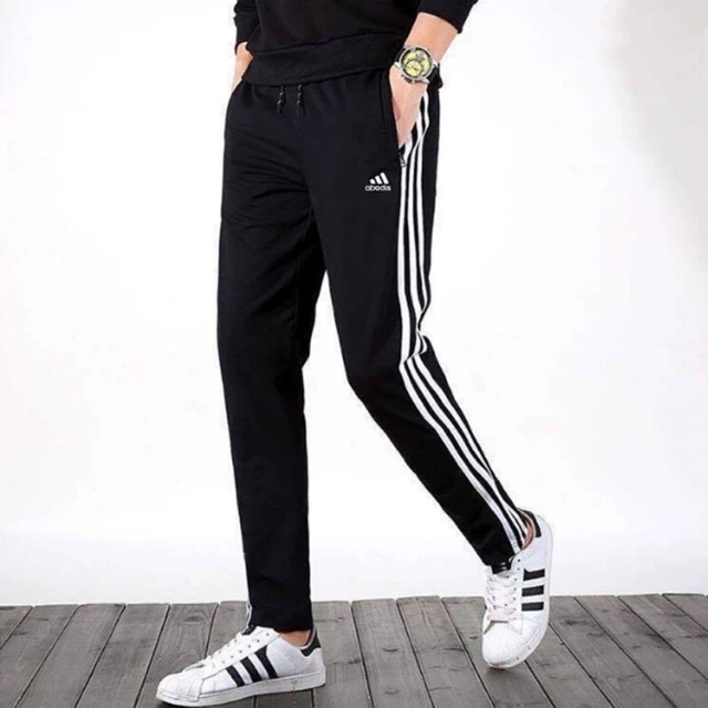 dark gray adidas sweatpants