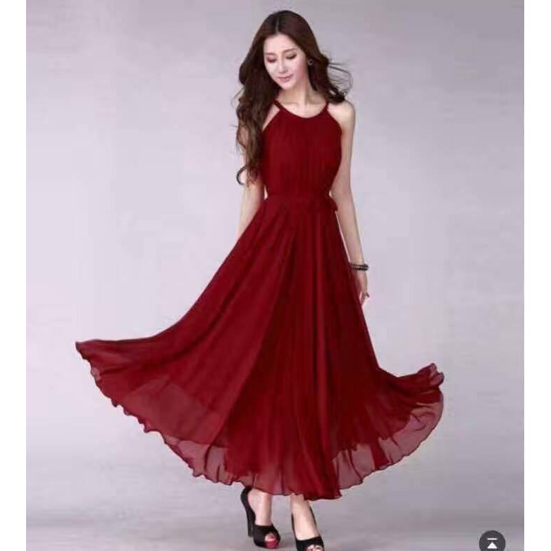 bohemian dress shopee