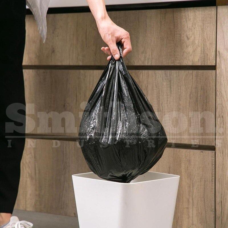 COD Trash Bag Garbage Bag High Quality Black Disposable Garbage Bags Thick Convenient Environmental