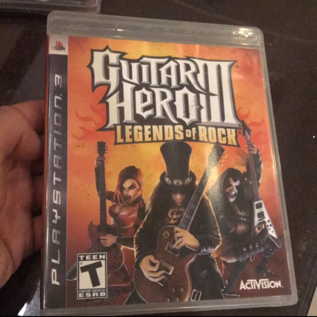 guitar hero legends of rock ps3
