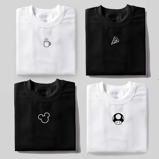 T596 CUTE MINIMALIST Design Graphic Printed Tees White Black Tshirt for TEENS MEN WOMAN UNISEX #8