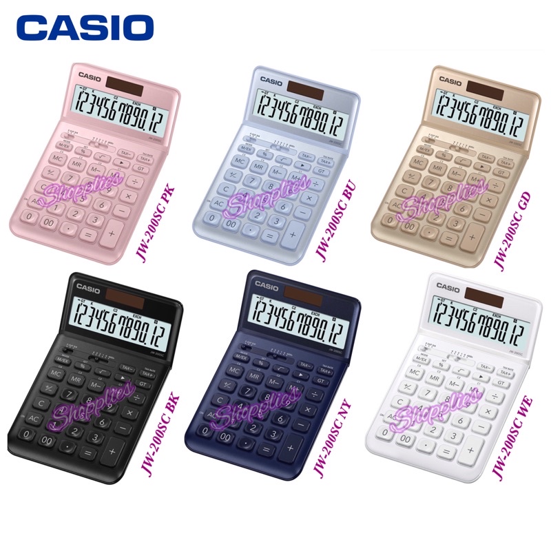 Casio JW200SC Calculator / JW200sc (Original) Shopee Philippines