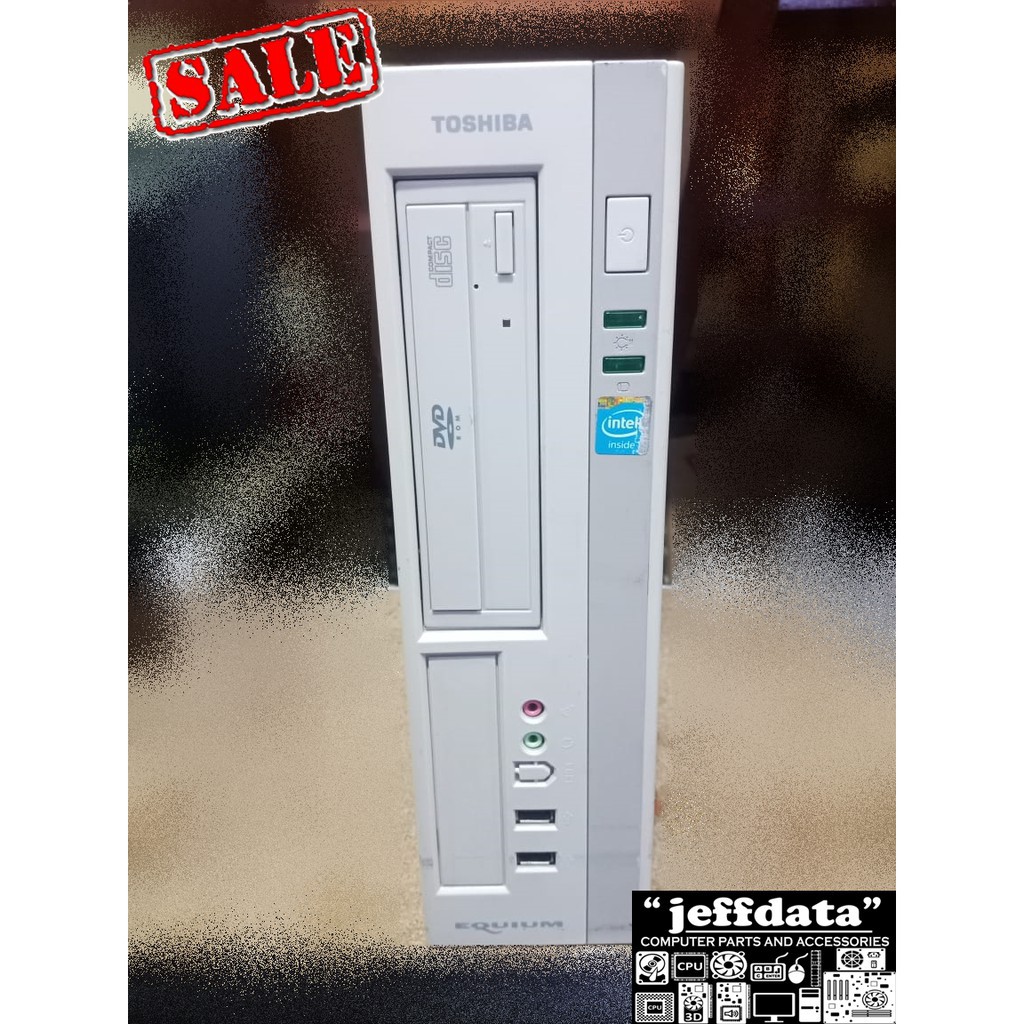 Cpu Desktop Slim Toshiba Equium G10 2 7ghz 4gb Ddr3 3gb Intel Hd Graphics Sff 4th Gen Jeffdata Shopee Philippines