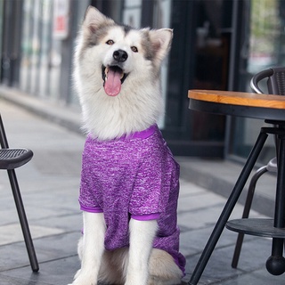 BUYINCOINS 3XL-9XL Big Dog Clothes Winter Large Size Pet Clothing Golden Retriever Dog Coats Solid S