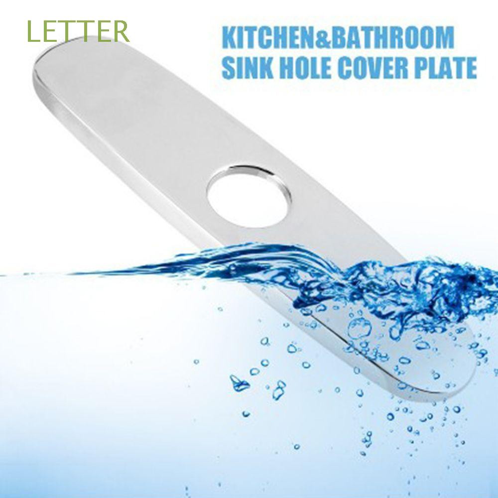 Kitchen Chrome Brushed Nickel Deck Faucet Hole Cover Shopee