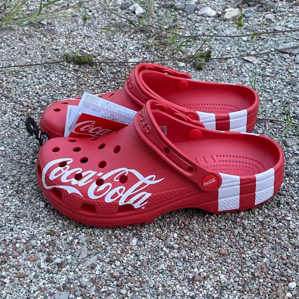 Crocs X Coca-Cola joint sandals Both men and women can use | Shopee ...
