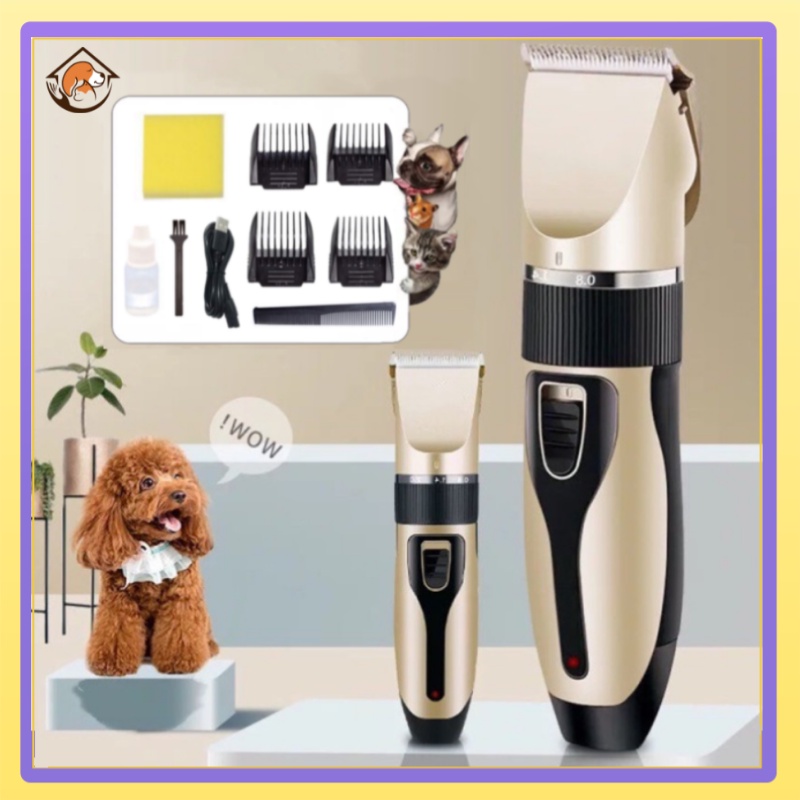 （Hot）Sunwell Professional Pet Hair Clipper Razor for Dogs Cat Shaver USB Rechargeable Low Noise Elec #1