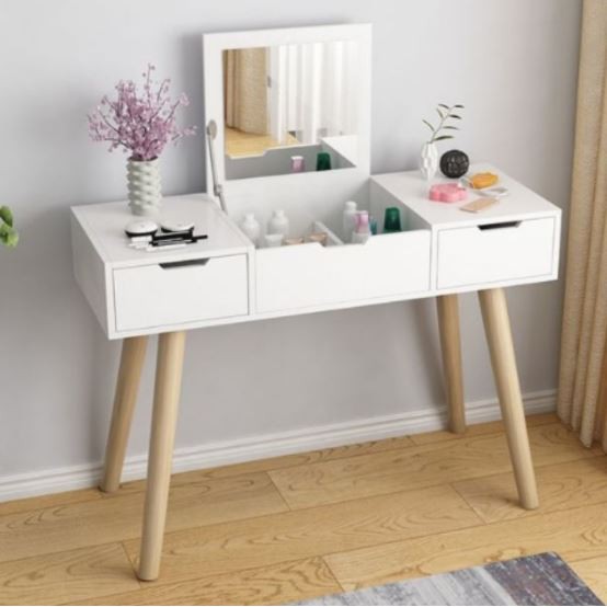 High Quality Nordic Scandinavian Vanity Table Vanity Dresser Vanity Mirror Shopee