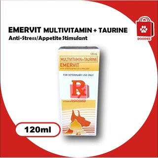 Emervit Multivitamins + Taurine for Cats and Dogs 120ml