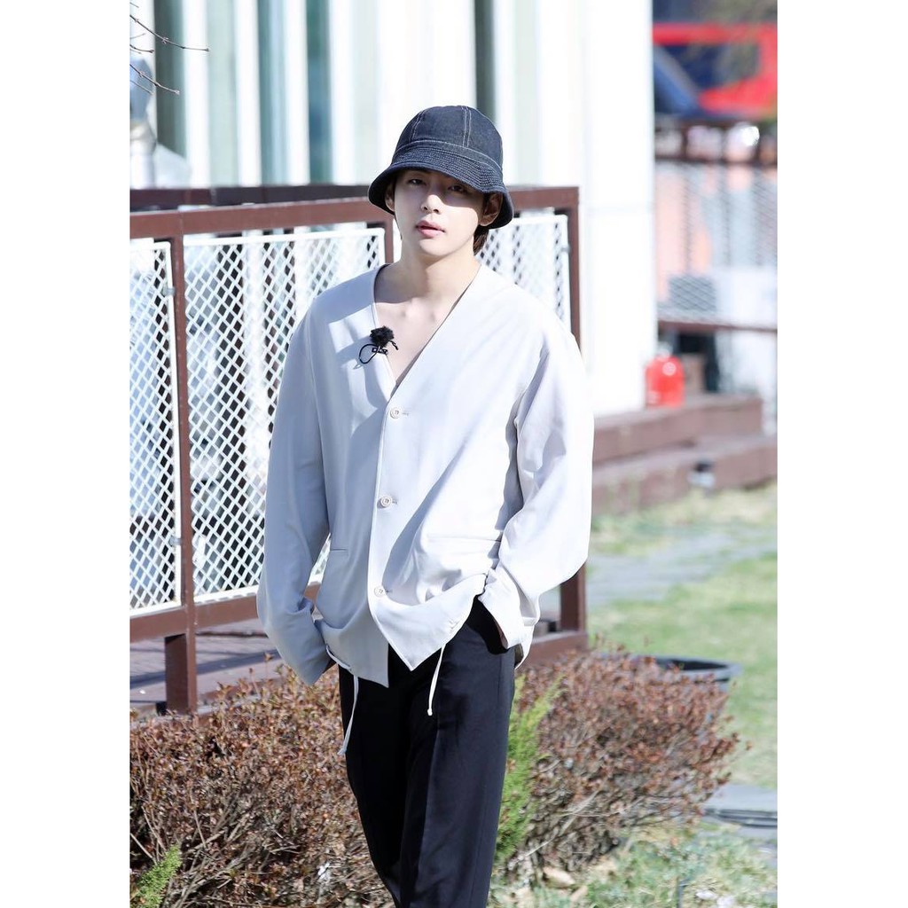 [MACK BARRY] BTS MIC Drop JHope Suga Jungkook(JK) Over Fit Bucket Hat