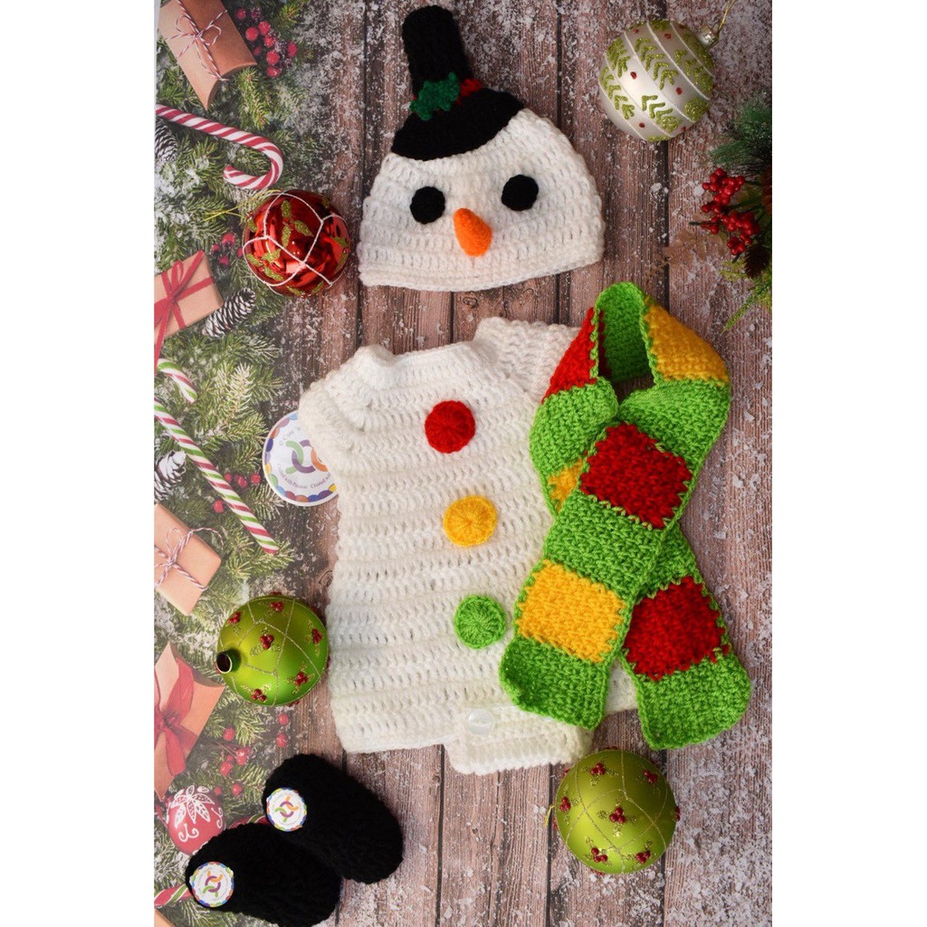 snowman newborn outfit