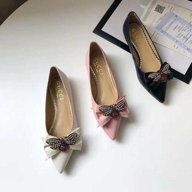 gucci shoe bow