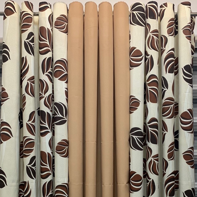 3 in 1 (CURTAINS) PLAIN AND PRINTED Shopee Philippines