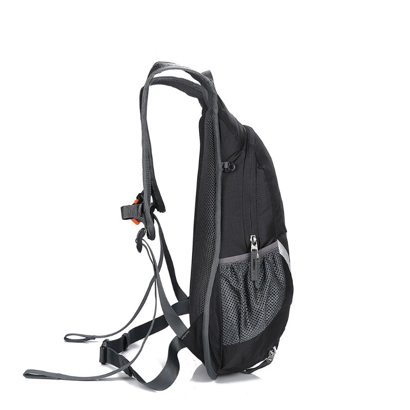 cycling backpack with helmet holder