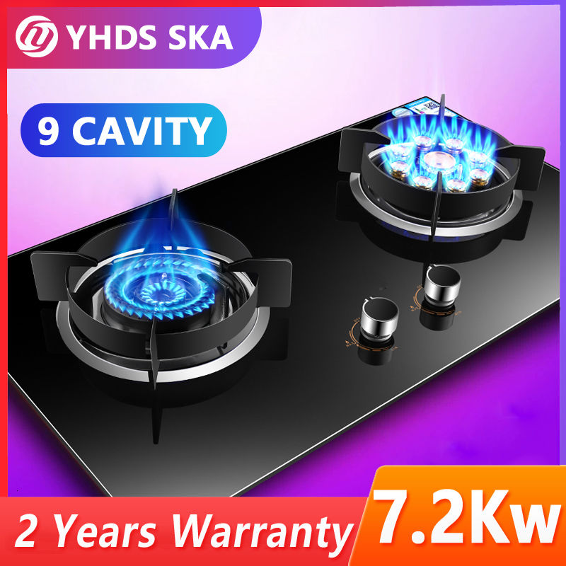 Gas Stove Double Burner Dowell 2 La Germania Range Standard 7.2KW Nine