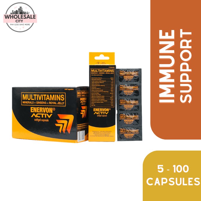 Enervon Activ 5s Multivitamins + Minerals Ginseng(For leveledup energy