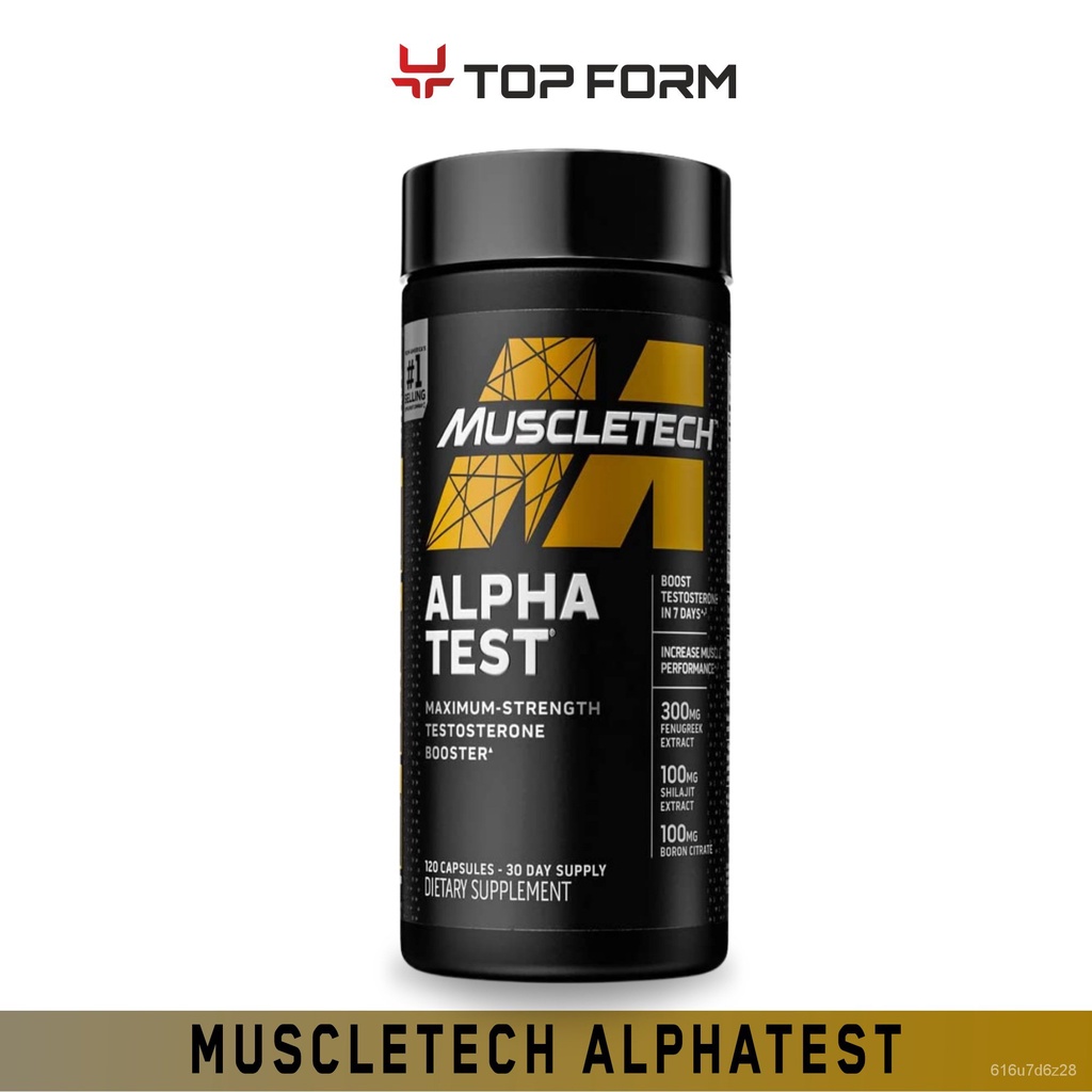 Muscletech Alphatest Tribulus Terrestris And Boron Supplement 120 Caps Shopee Philippines 8794