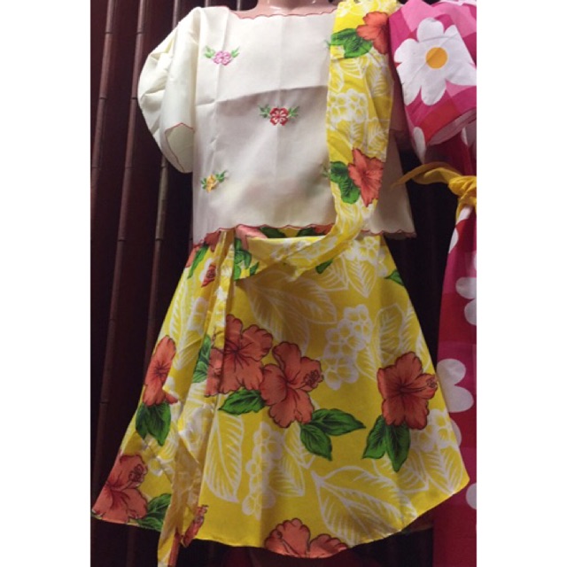 Linggo ng wika costumes 3 in 1 BARO AT SAYA  Shopee Philippines
