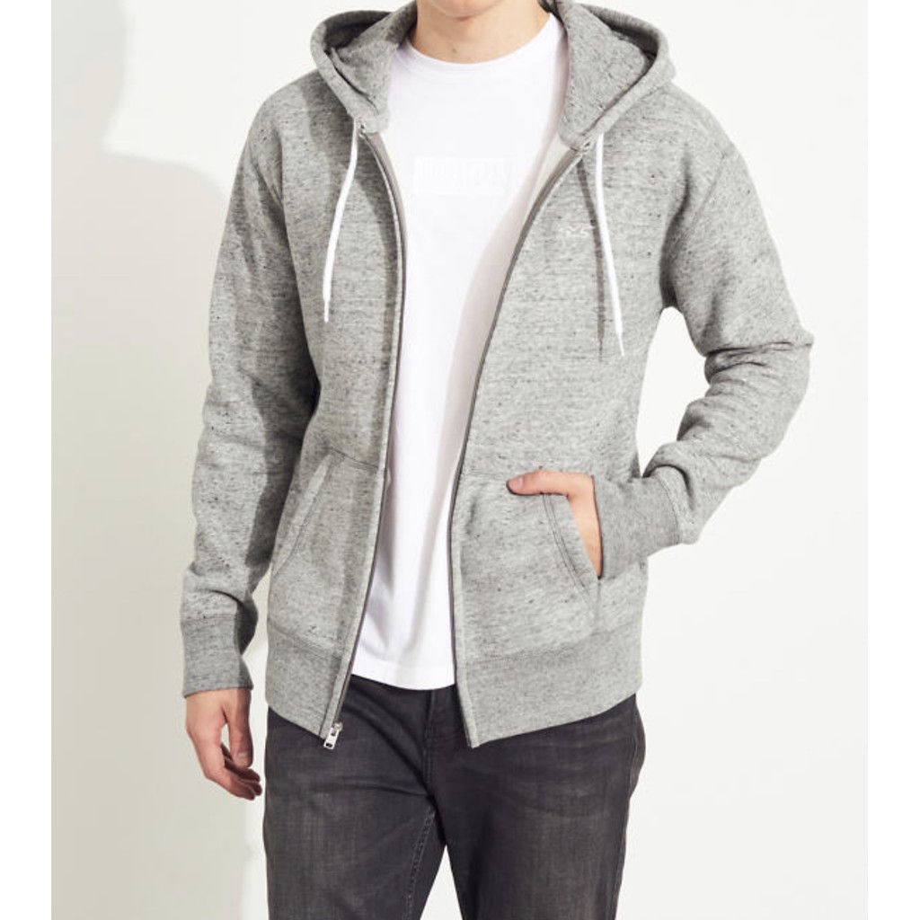 hollister full zip hoodie