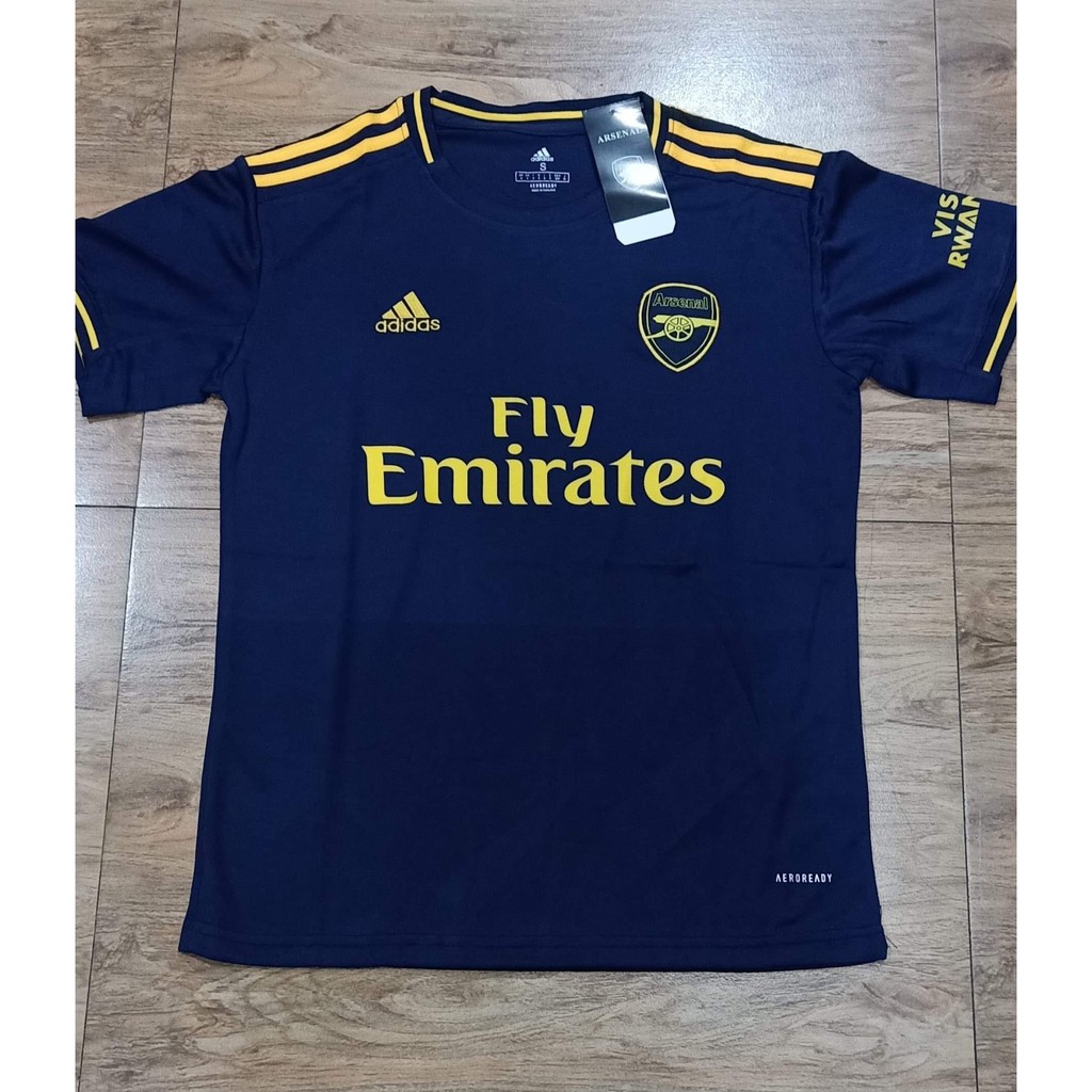 Fly Emirates Navy Blue Football Soccer Jersey | Sports Wear | Visa ...