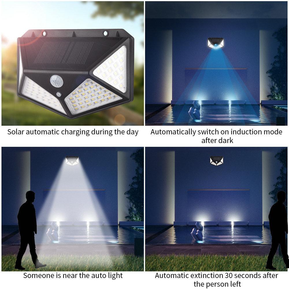 3 Modes LED Solar light Waterproof Solar interaction wall lamp(20LED