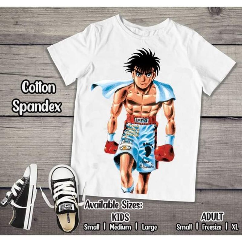 Hajime No Ippo Shirt For Kids And Adult Ippo Makunouchi Shopee