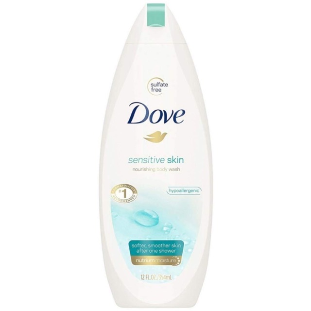 DOVE Sensitive Skin Nourishing Body Wash 354mL | Shopee Philippines