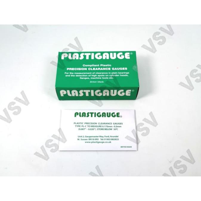 Plastigauge Green PLASTI GAUGE PLASTIC GAUGE Green 0.1750.500mm