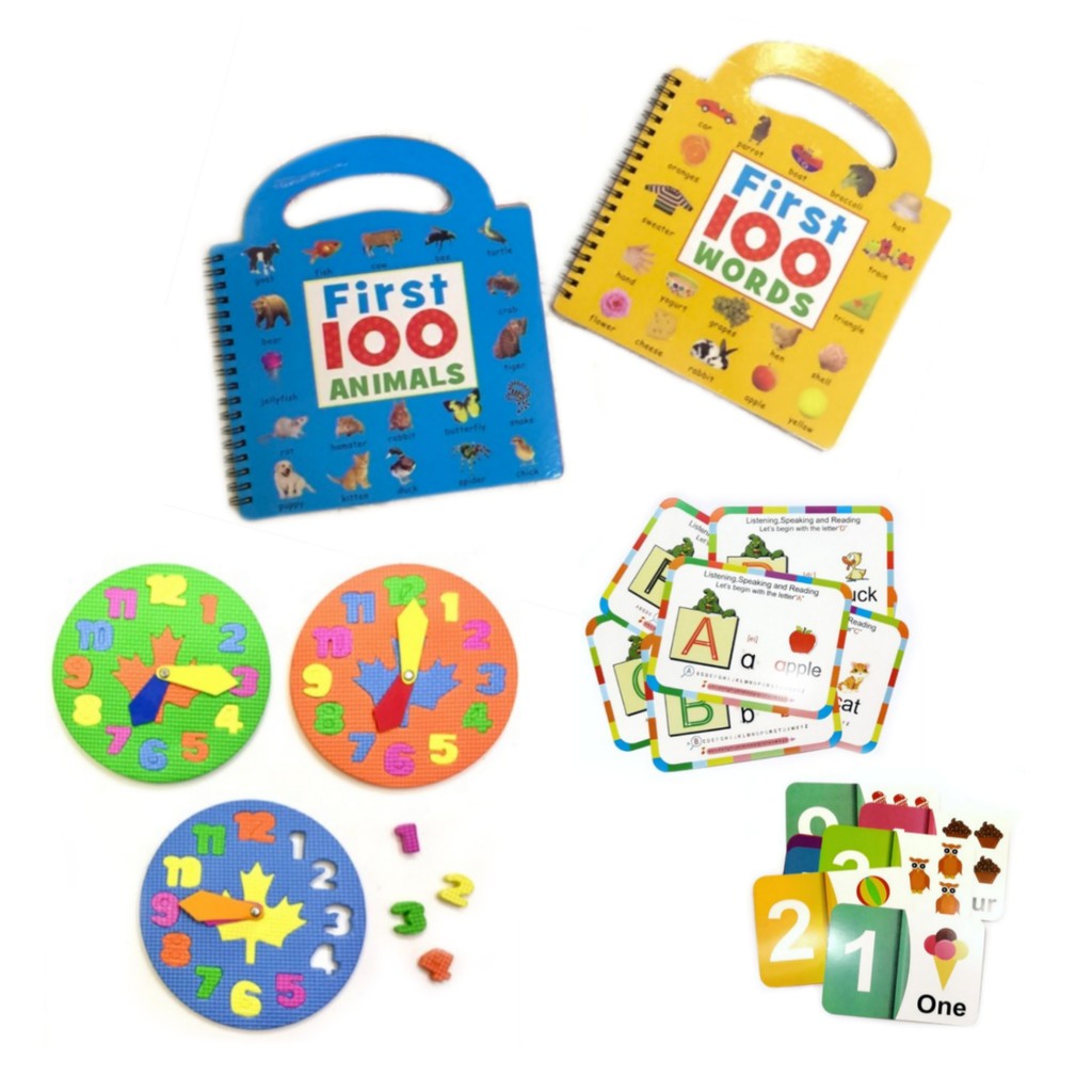 EDUCATIONAL MATERIALS SET FOR KIDS PRESCHOOL LEARNING | Shopee Philippines