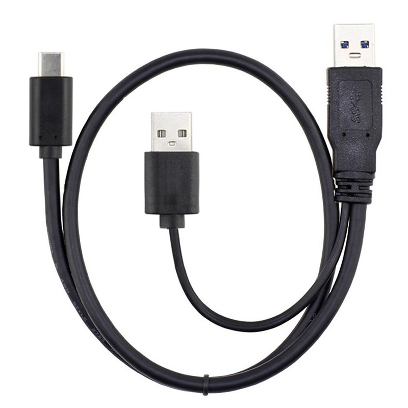 double male usb cable