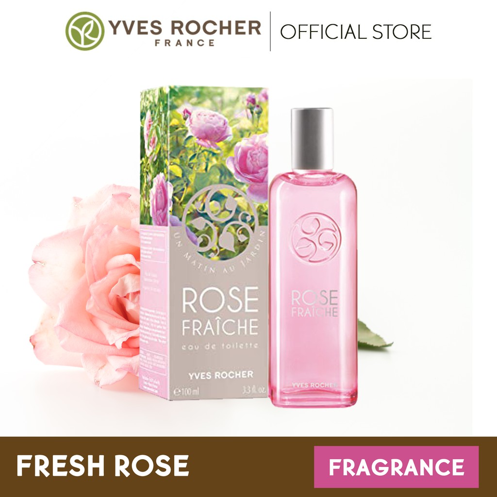 parfum rose fraiche yves rocher