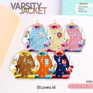 Jacket Varsity Blooms.id Size 4.6.8.10.12 Boys & Girls~Vandzella Hop #1
