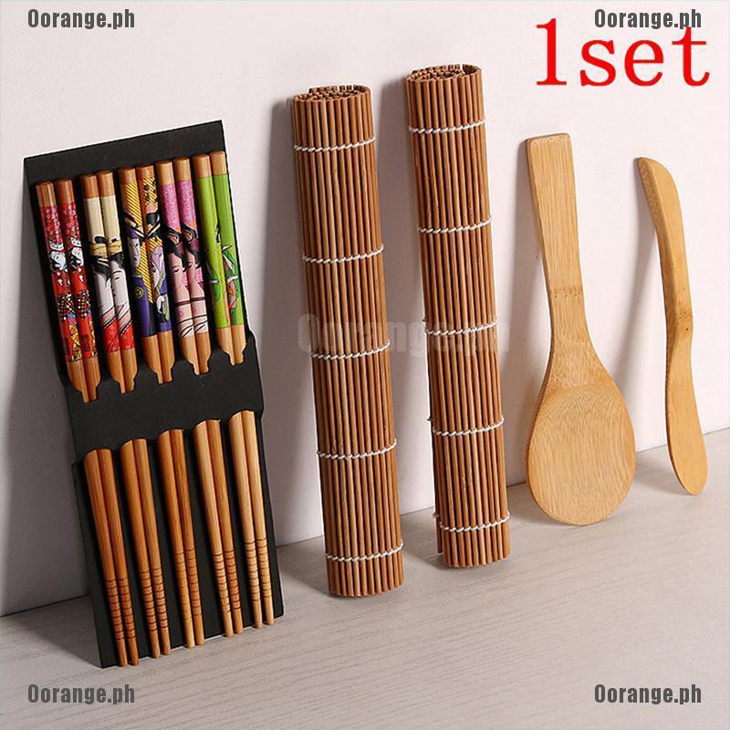 SP 14pcs/set DIY Bamboo Sushi Maker Set Rice Sushi Making ...