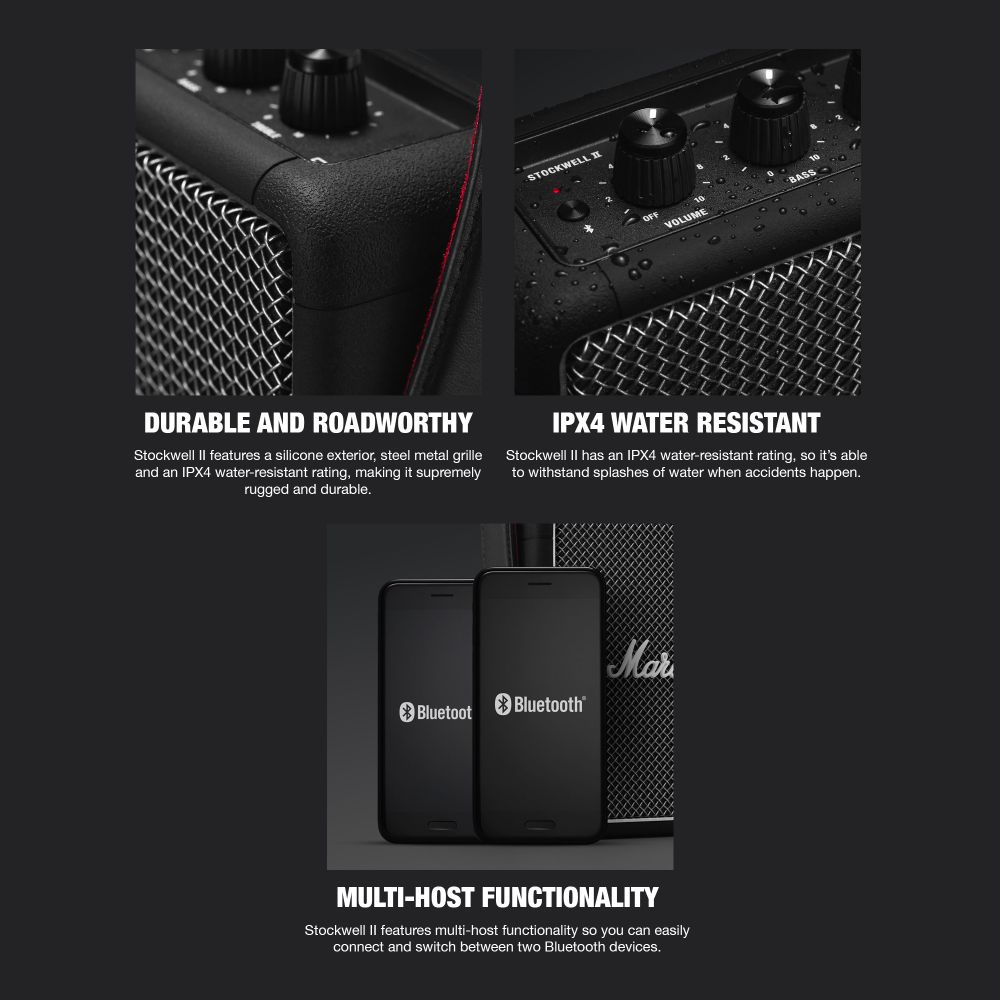 Marshall Stockwell II Bluetooth Speaker | Shopee Philippines