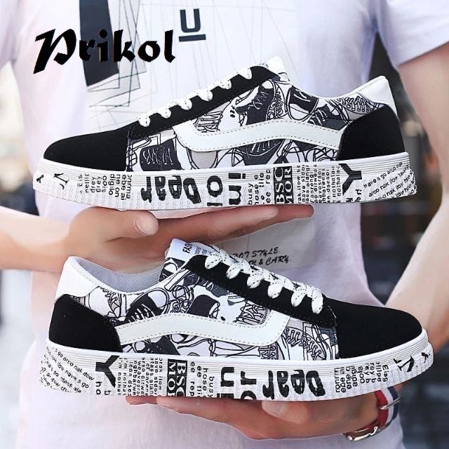 vans doodle shoes