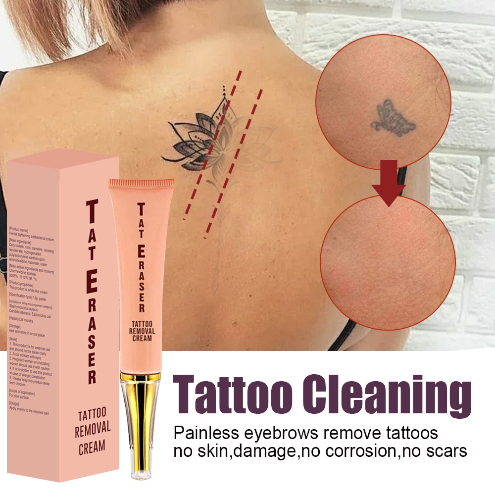 Permanent Tattoo Removal Cream Concealer Makeup No Pain Removal Tattoos  Cleansing Cream | Shopee Philippines